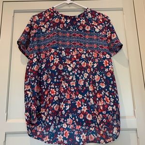 Loft short sleeve blouse